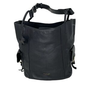 Radley London Tote Bag Women's Black Leather Hobo Purse